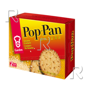 GARDEN POP PAN SESAME CRACKERS