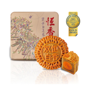 HANG HEUNG WHITE LOTUS WITH DOUBLE YOLK MOONCAKE