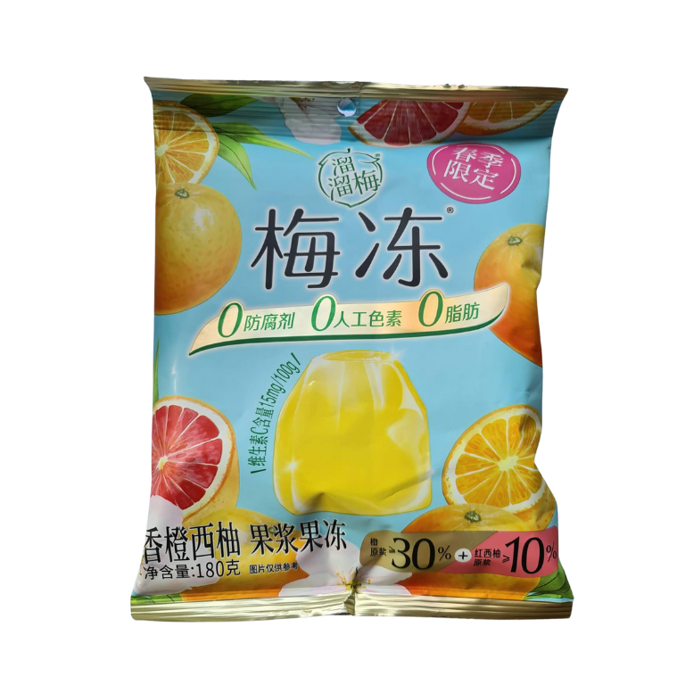 LIU LIU MEI ORANGE GRAPEFRUIT JELLY